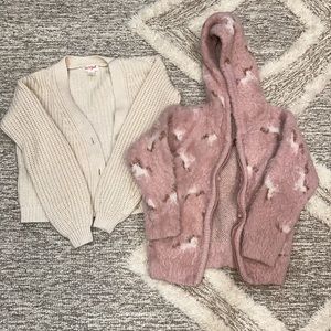 2 girls cardigan/sweaters